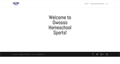 Desktop Screenshot of owossohomeschoolsports.com