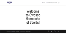 Tablet Screenshot of owossohomeschoolsports.com